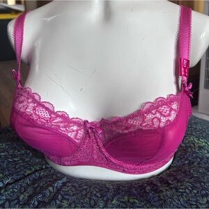 Curvy Kate Ellace Balcony Bra - NWT -HOT PINK